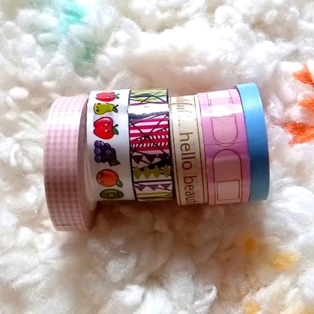 Washi tape bundle 6pcs
